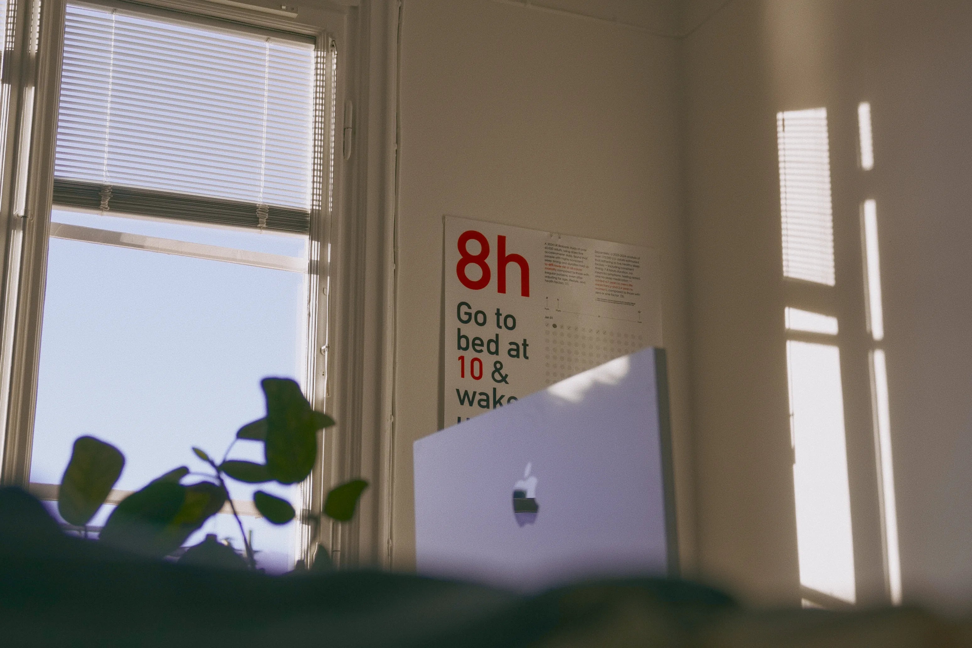 Go to bed at 10 & wake up at 6