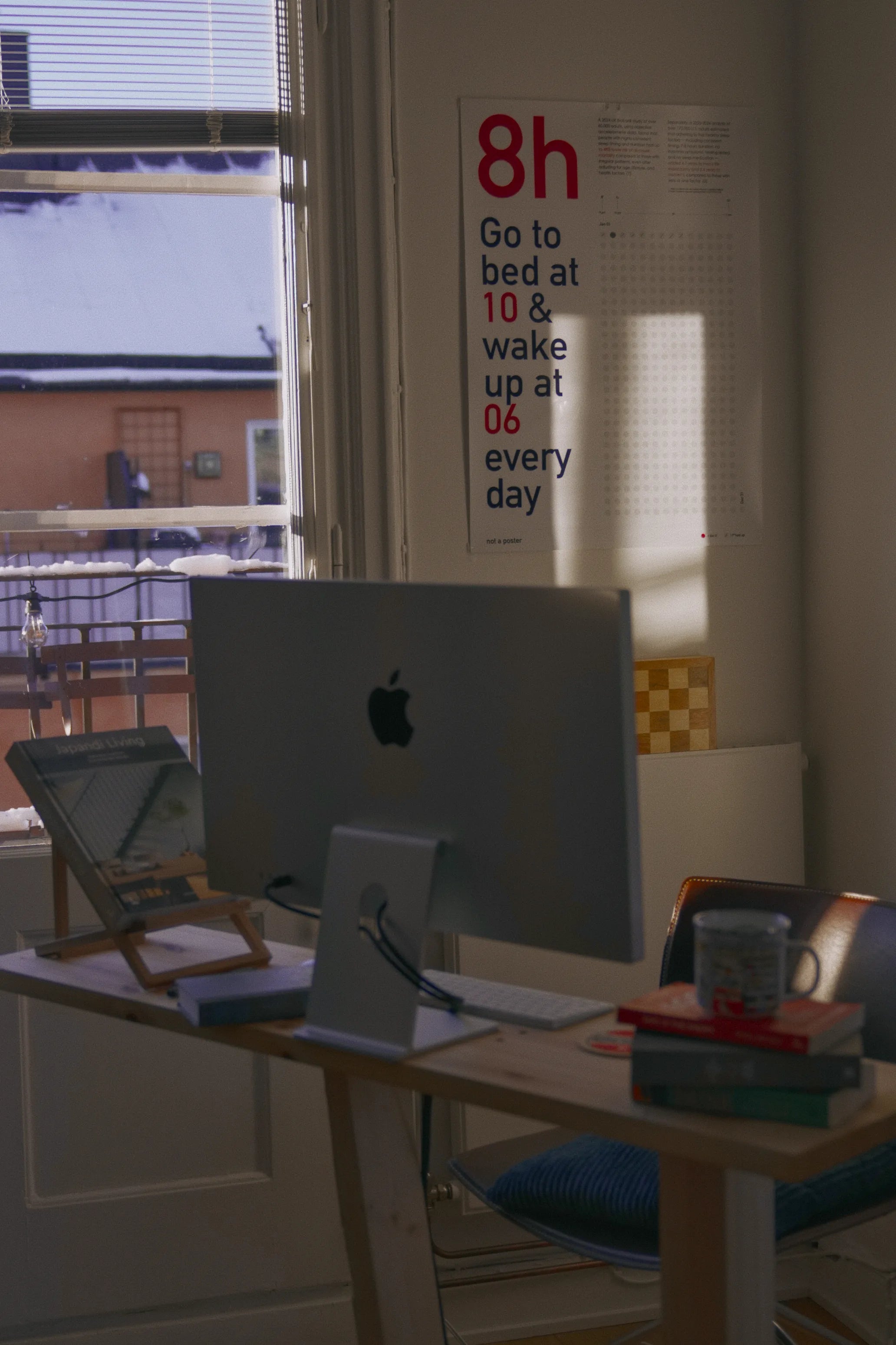 Go to bed at 10 & wake up at 6