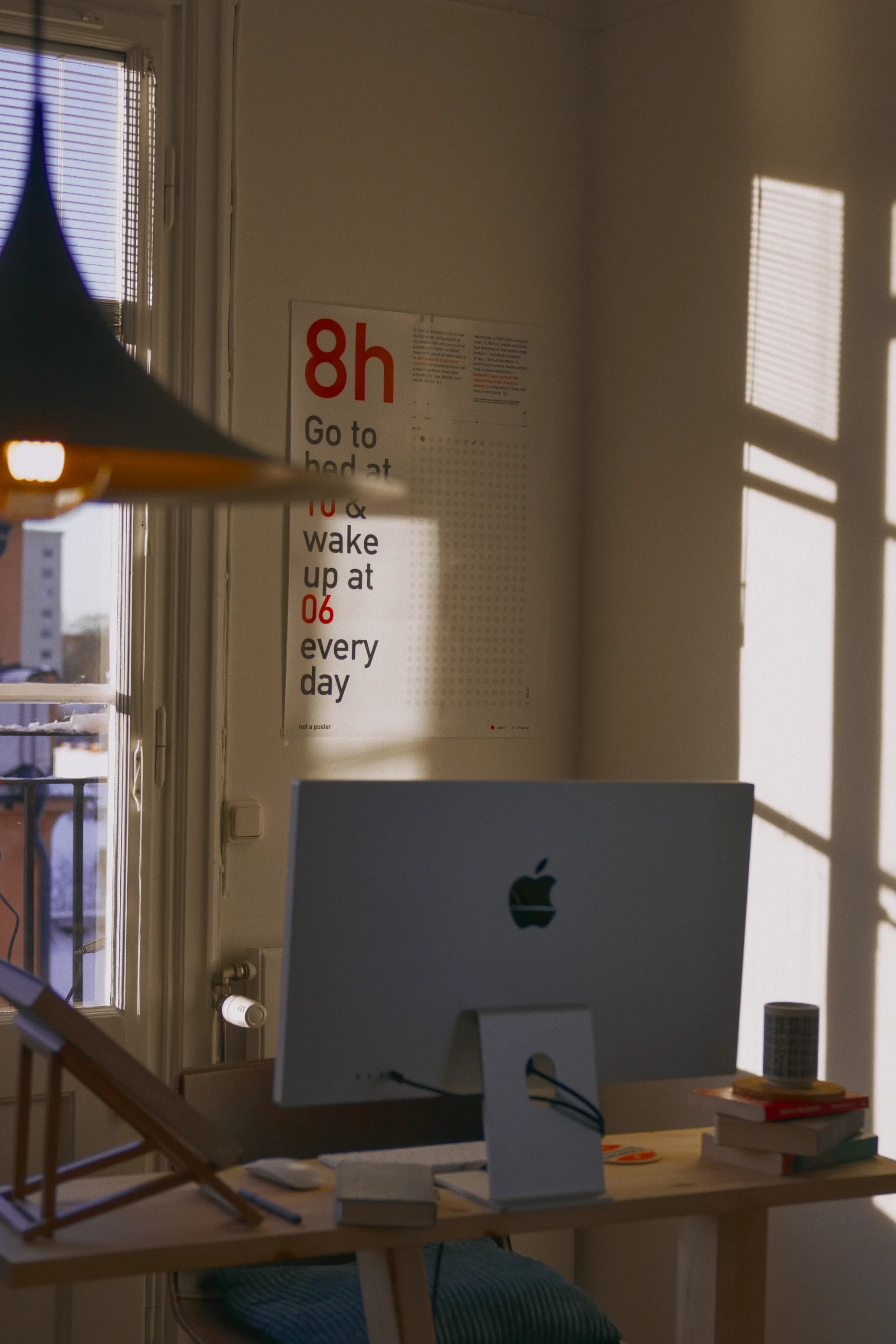 Go to bed at 10 & wake up at 6