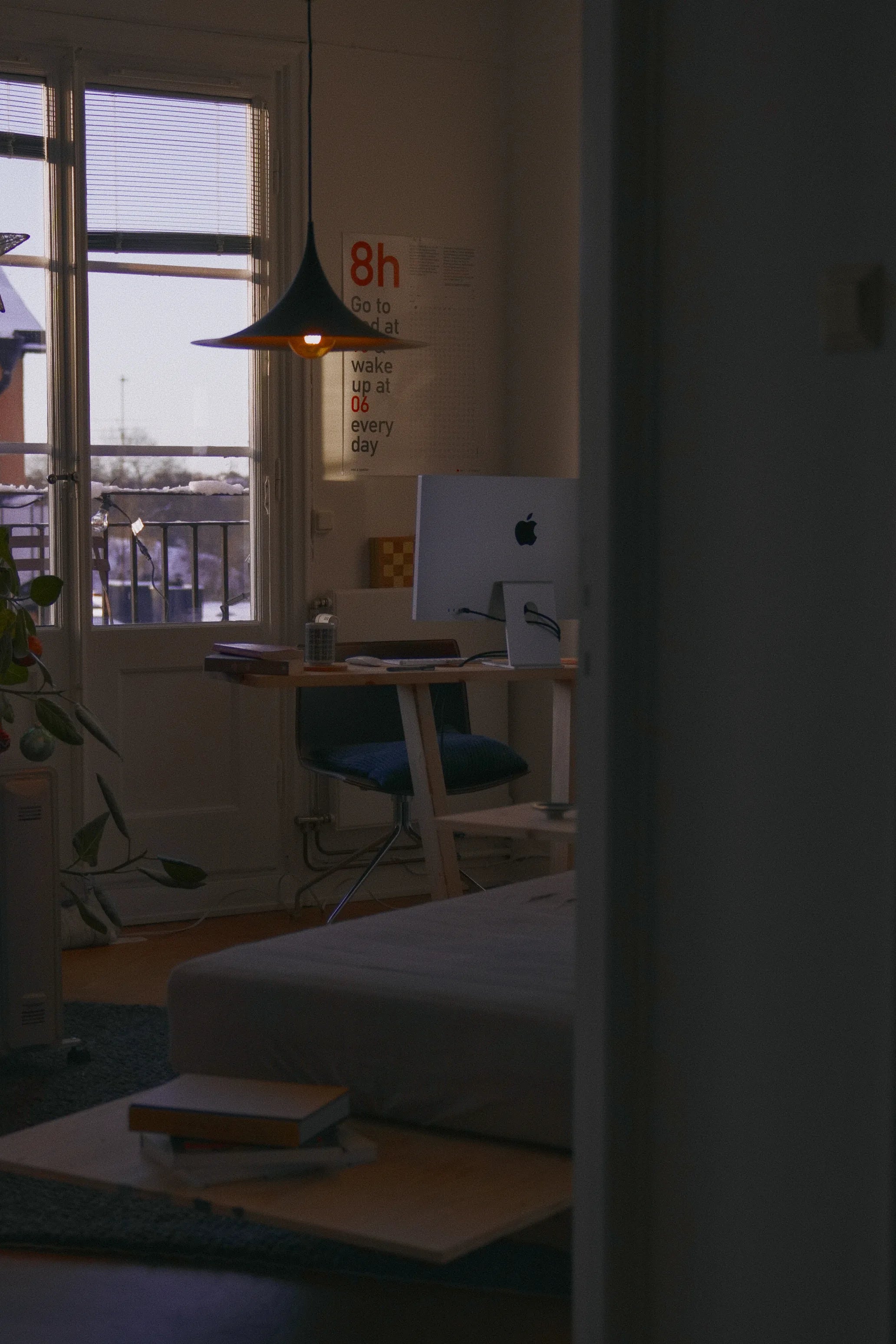 Go to bed at 10 & wake up at 6